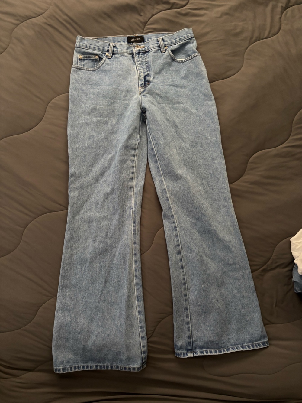 Xhilaration Light Wash Straight Leg Jeans - Pale Blue